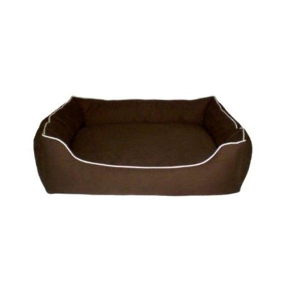 Dog Gone Smart Lounger Beds For Small and Medium Dog Brown (26X14)